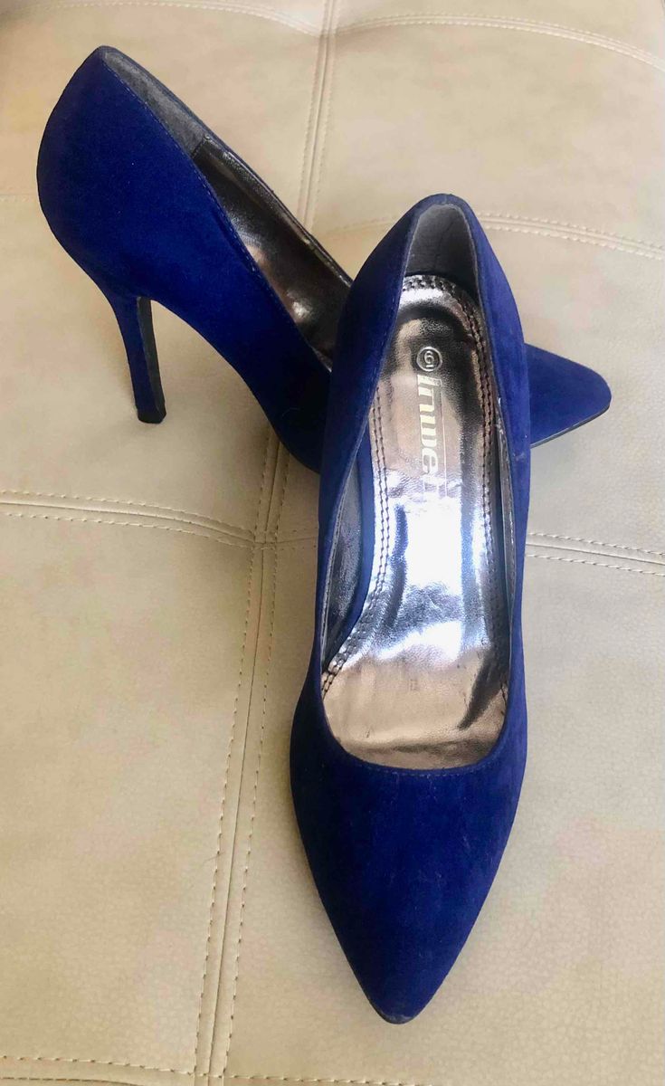 Women 💙Sweid Royal Blue Heels💙 Truworths In YAGA