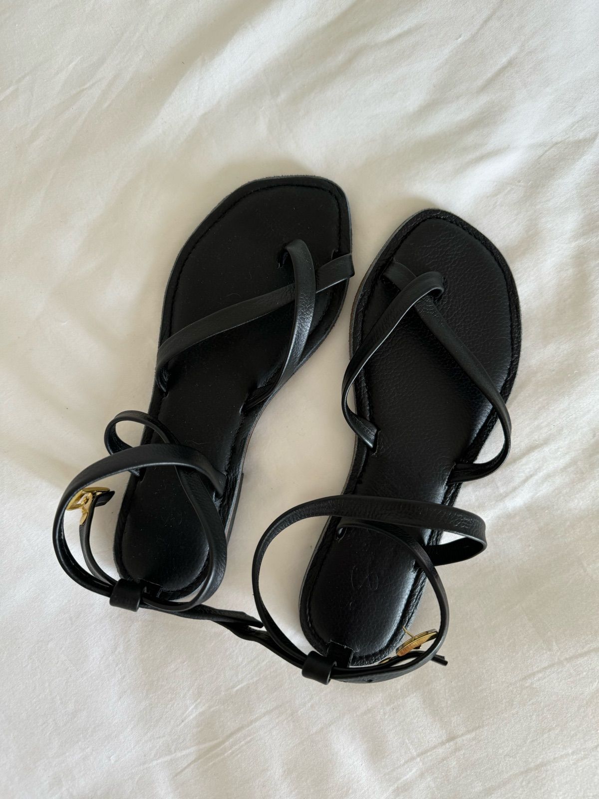 Luella Foschini Slides Foschini Flat Sandals Leather Sandals