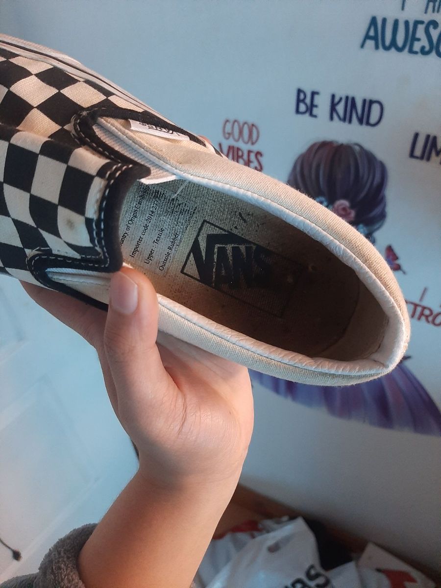 Women Classic slip on chekerboard VANS sneake Yaga SA