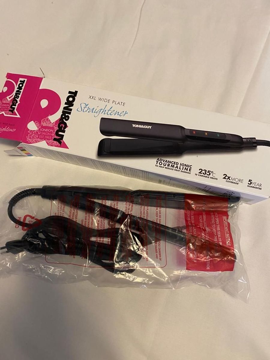 Toni&guy xl sales wide plate straightener