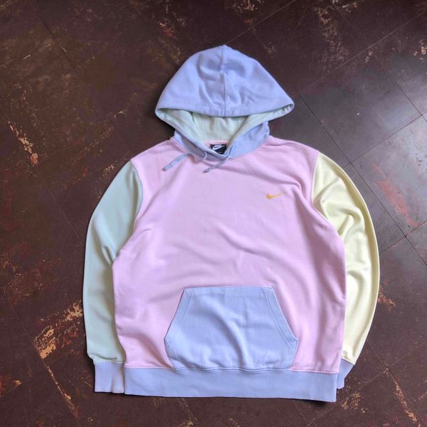 Pastel Nike Colorblock Sweatshirt Pastel Color Block Hoodie Nike