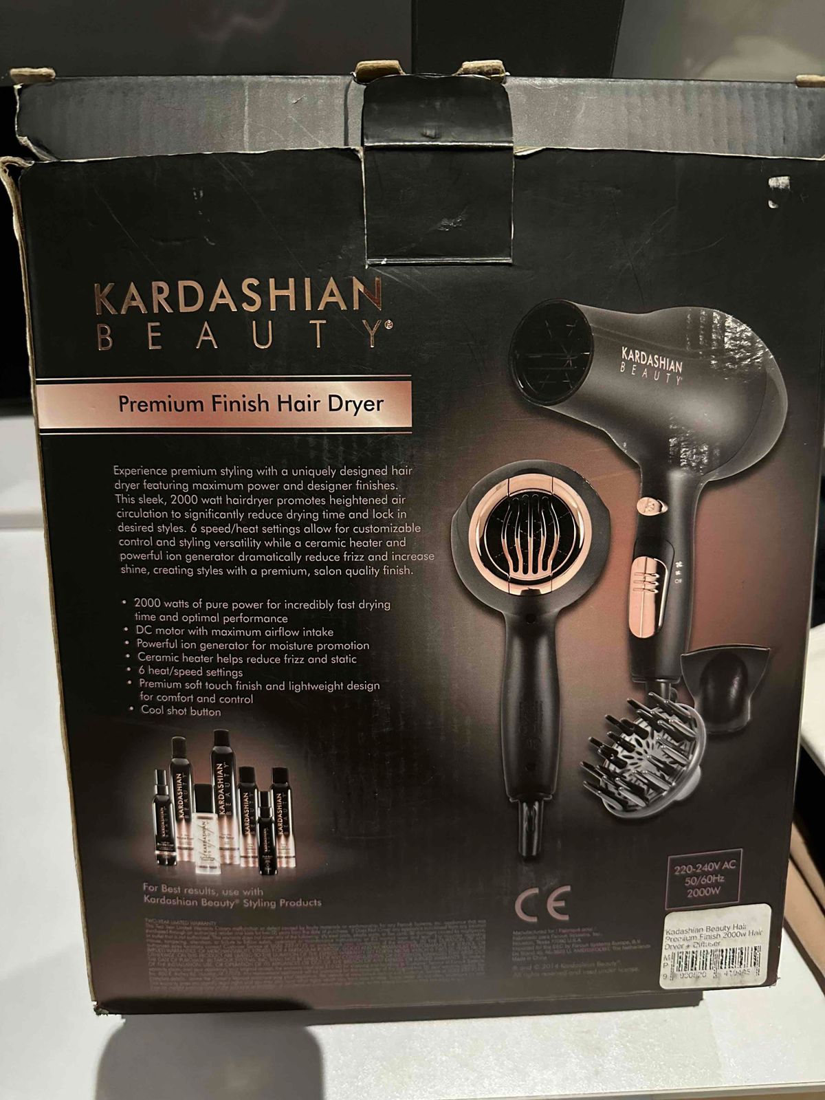 Kardashian beauty premium top finish hair dryer