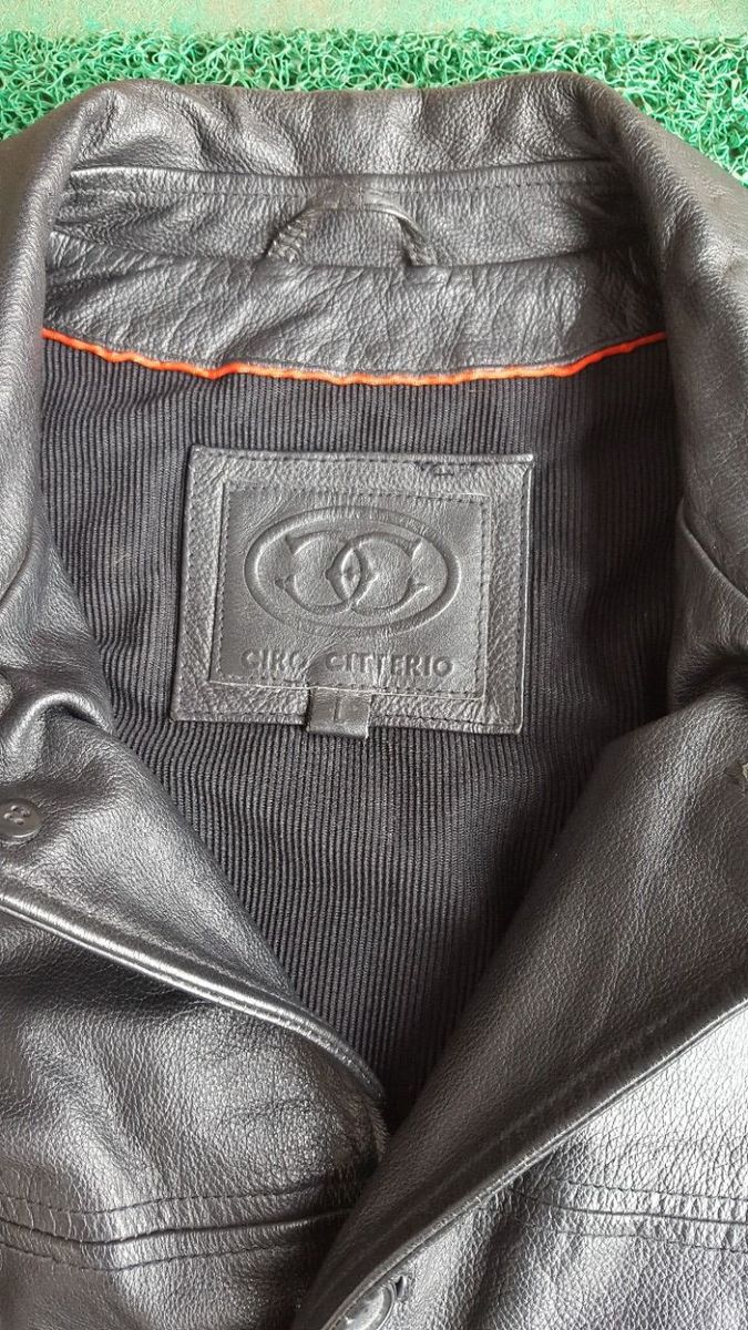 Men Imported Ciro Citterio Leather Jacket Yaga SA