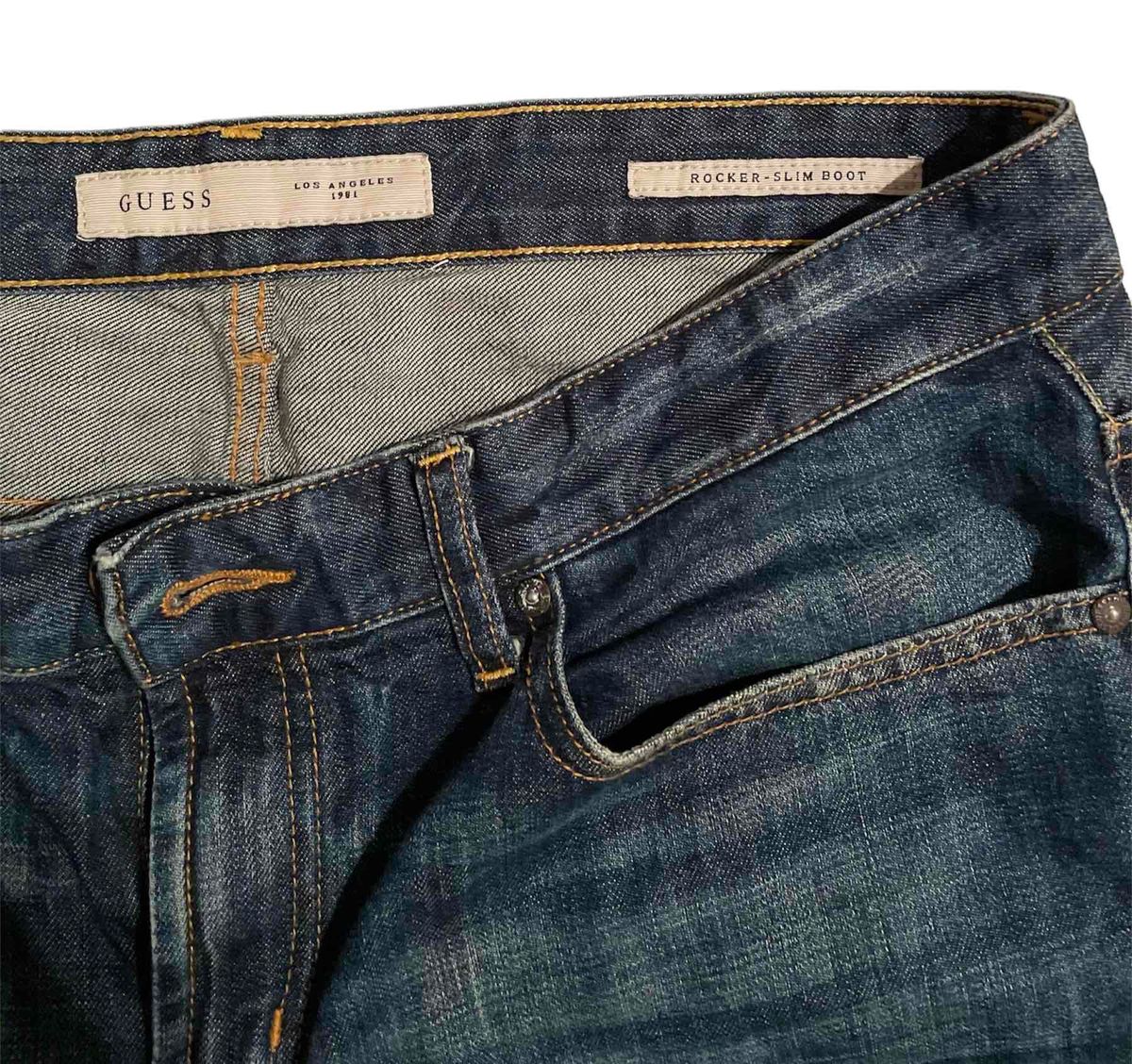 Men Guess Jean Rocker Slim Boot Yaga SA