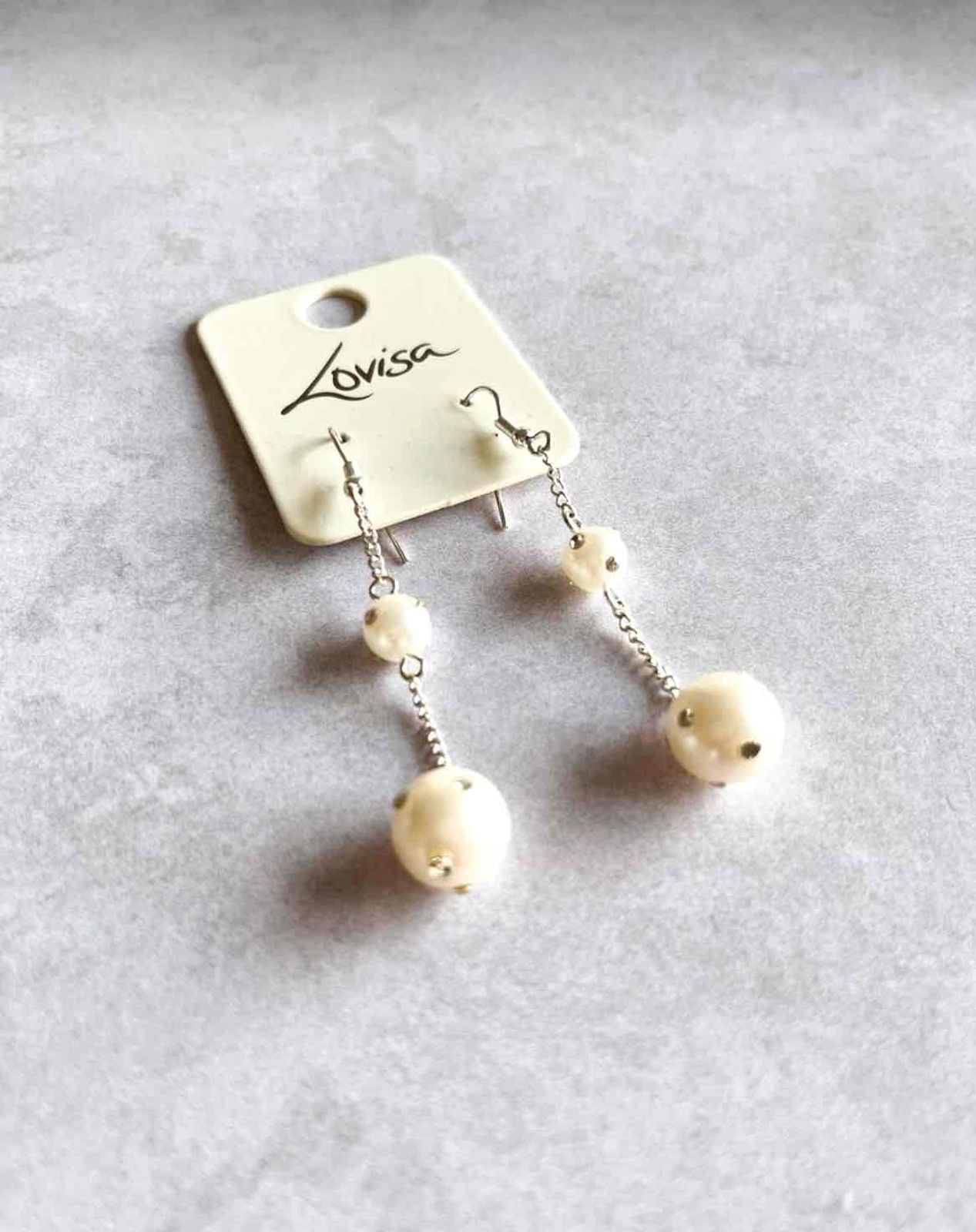 Lovisa hot sale pearl earrings