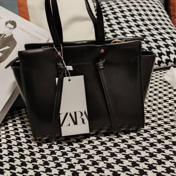Zara Mini City Bag Black Women Zara Mini City Bag With Knots Mini