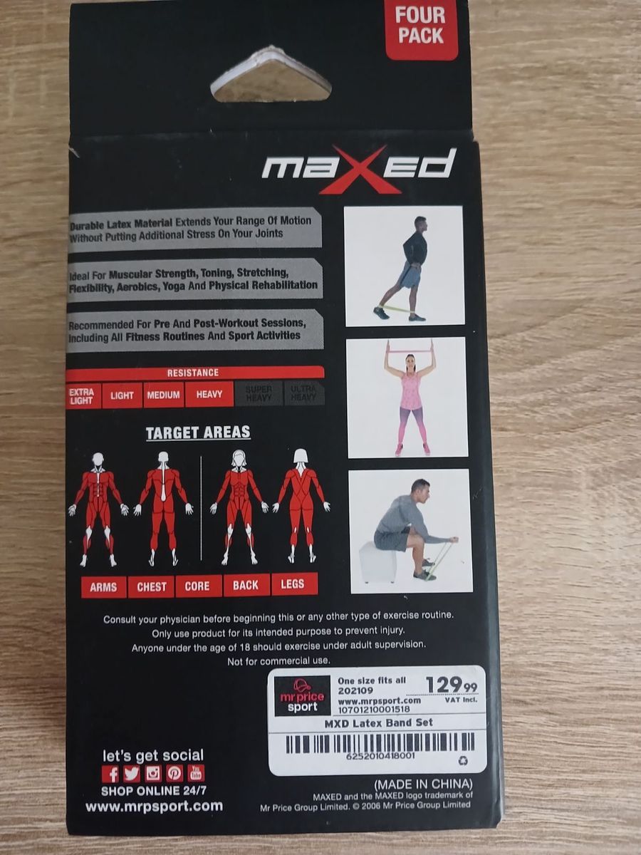 Sports Leisure Mrp Sport set of new resistance bands YAGA