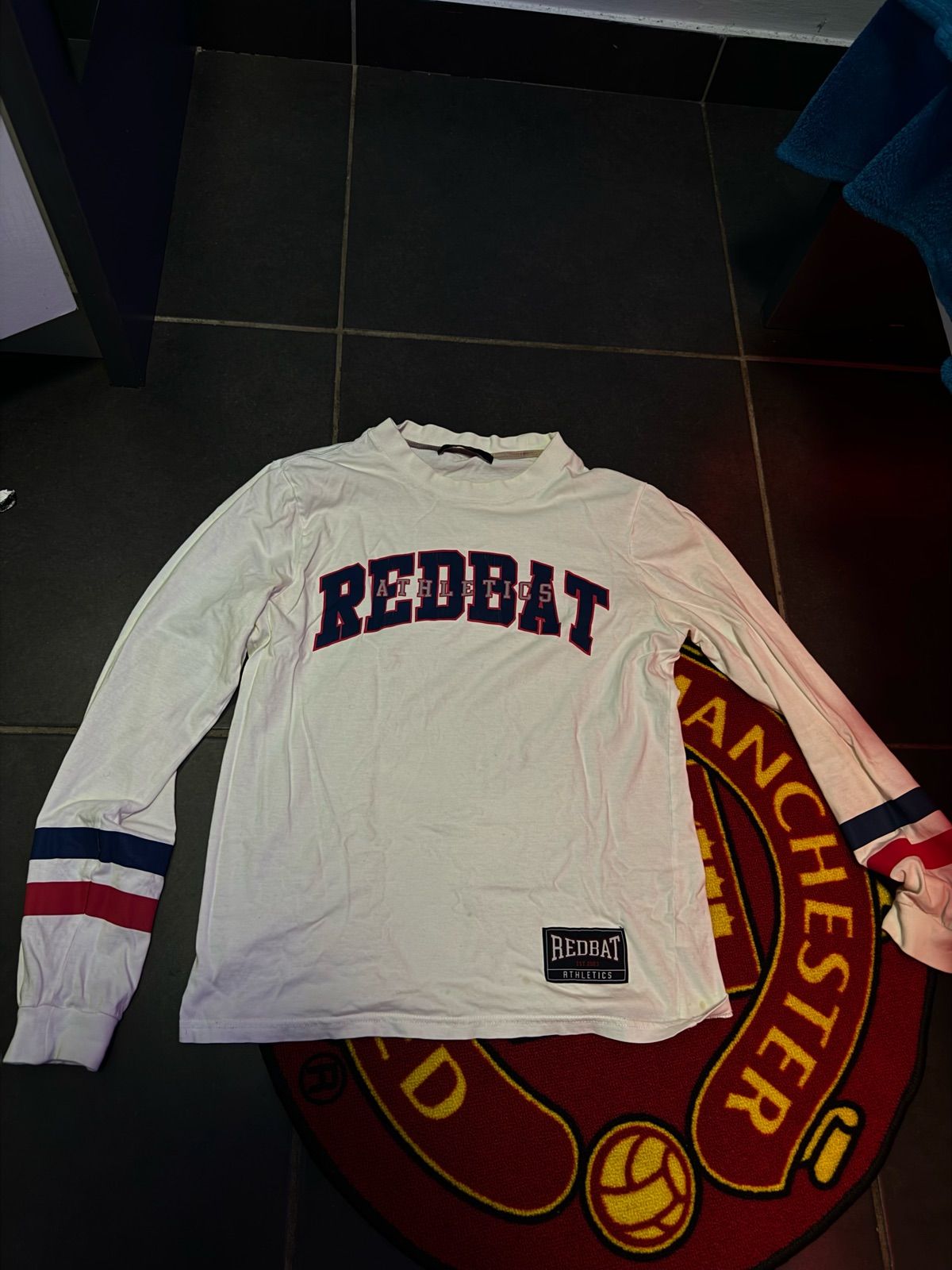 White Redbat T Shirts For Mens Redbat Baseball T-shirt Men's