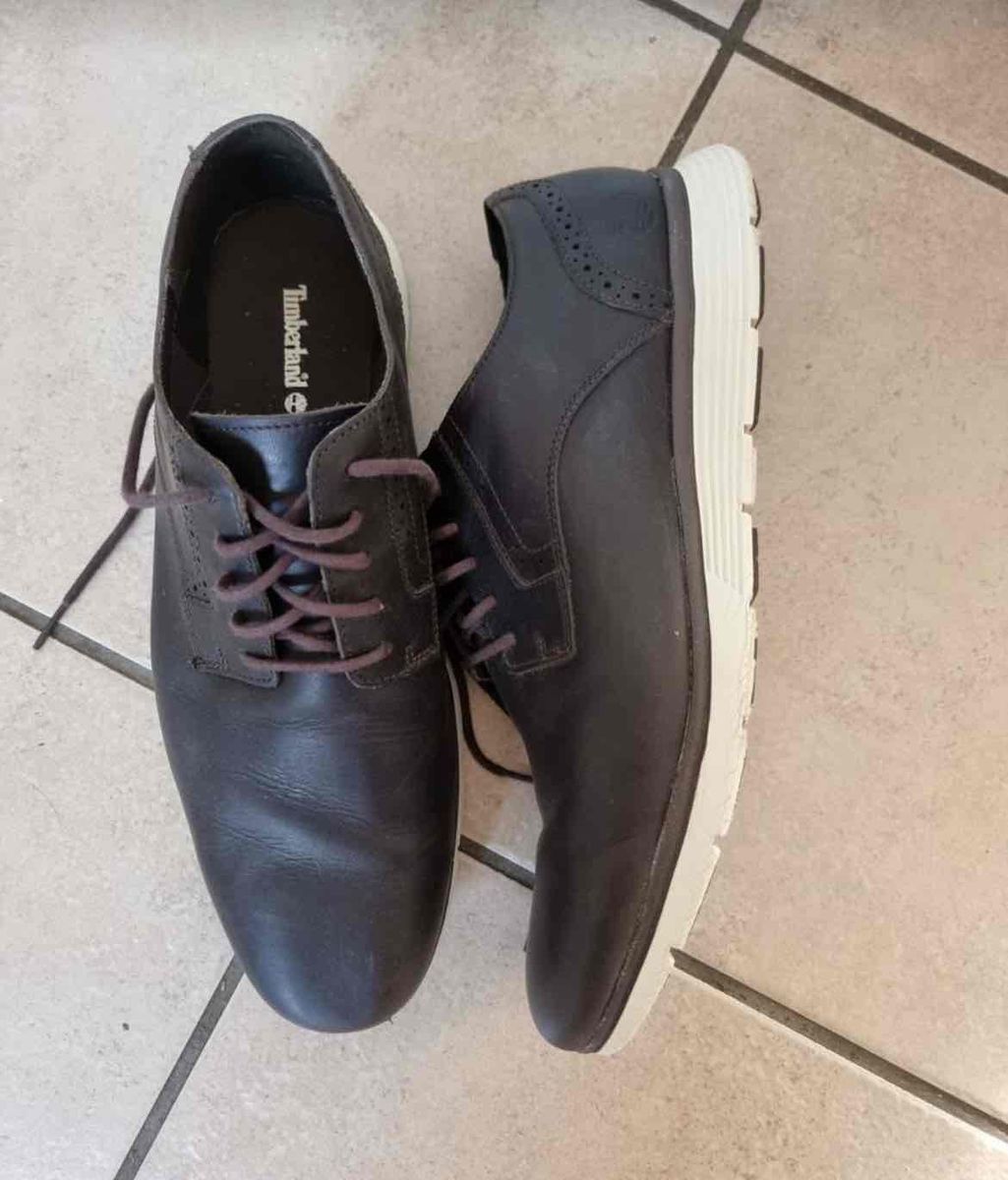 Timberland mens franklin park brogue oxford shoes black online