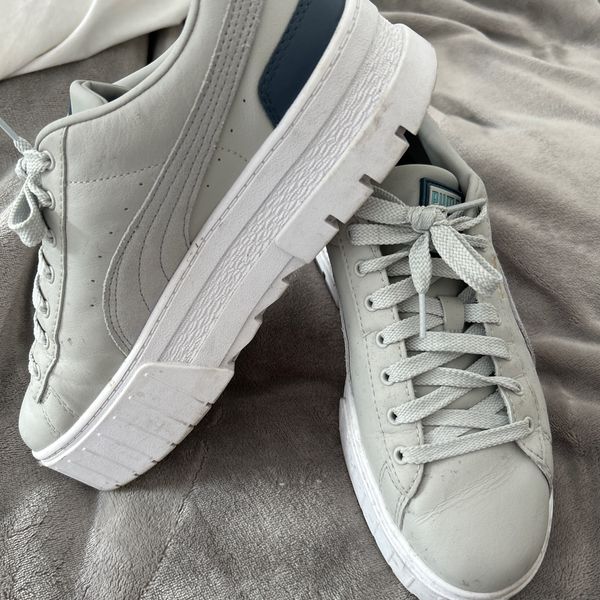Puma suede platform 2025 trace rock ridge marshmallow