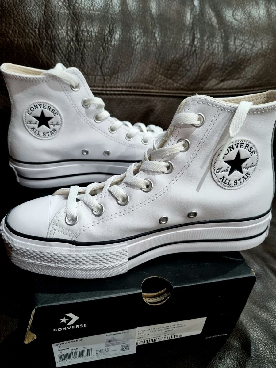 All star plateforme blanche hot sale