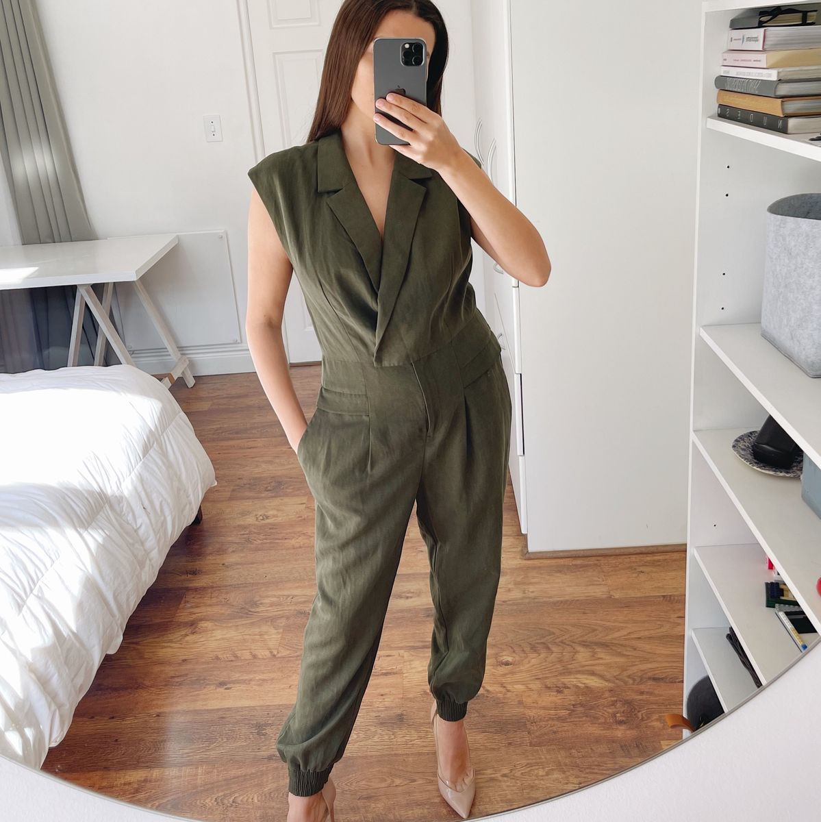 Witchery 2024 green jumpsuit