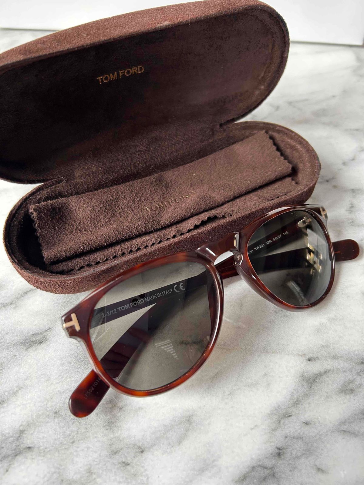 Tom Ford Flynn TF291 01B Shiny Black Sunglasses