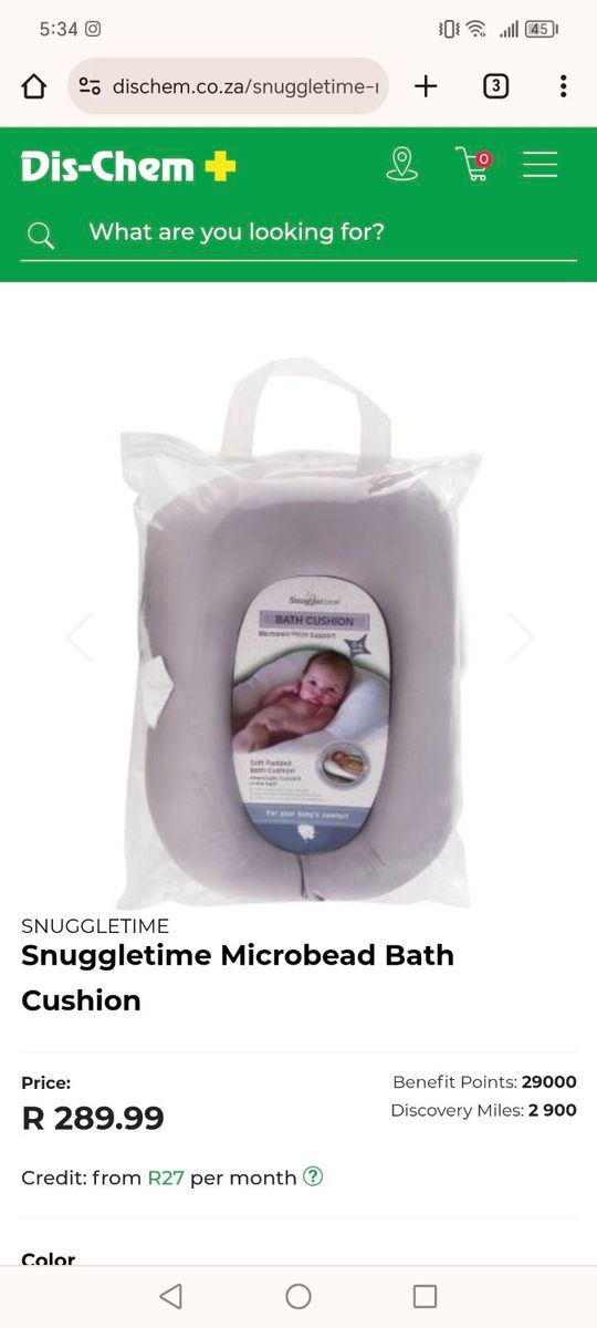 Snuggletime Bath Cushion 