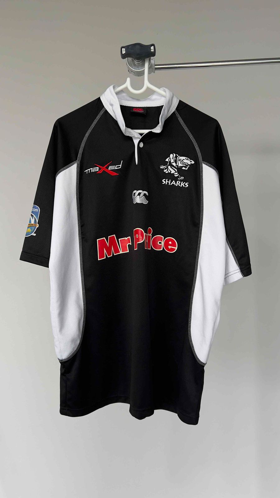 Men Sharks Canterbury Super Rugby Jersey YAGA