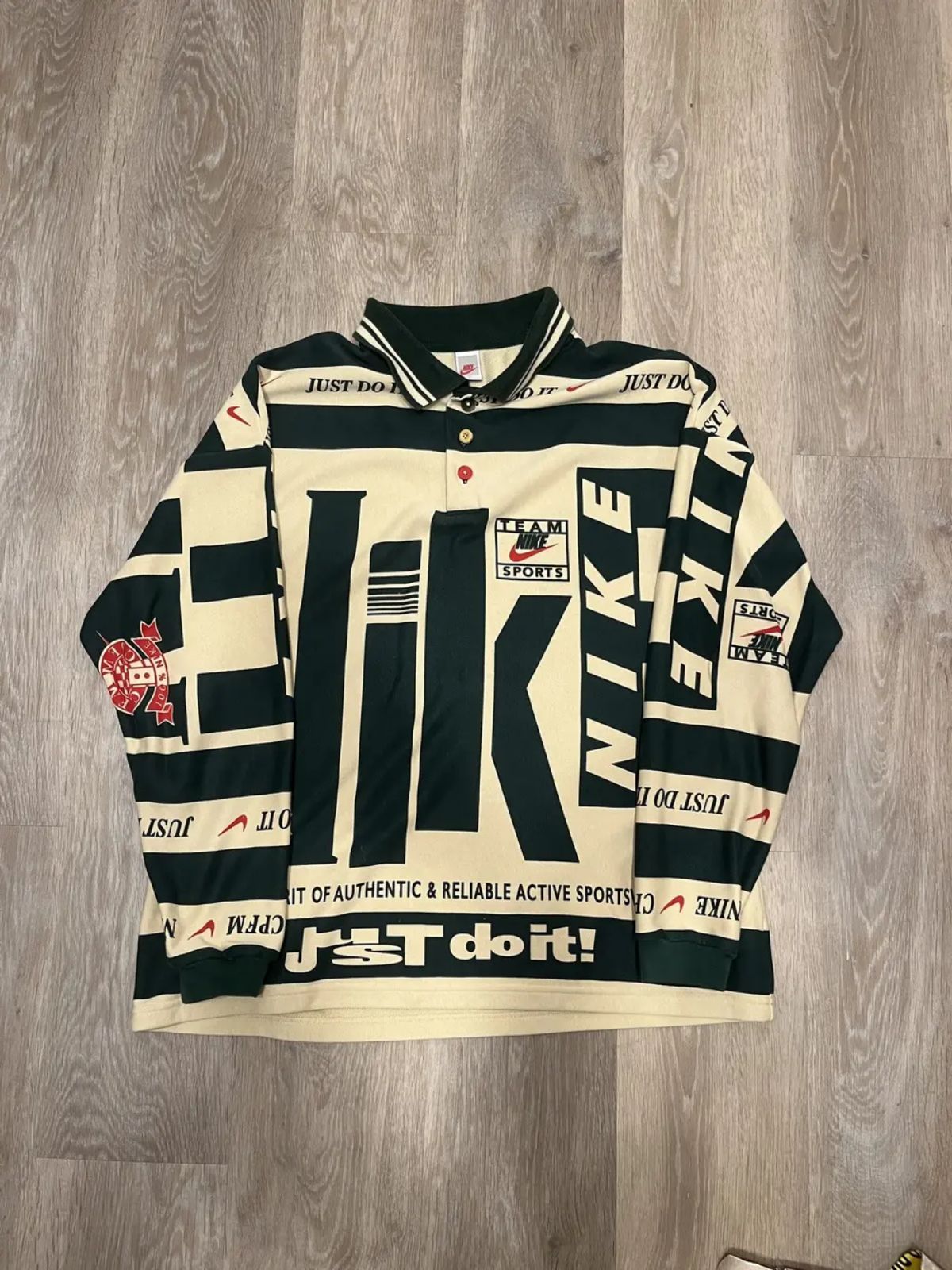 nike x cactus plant flea market polo shirt