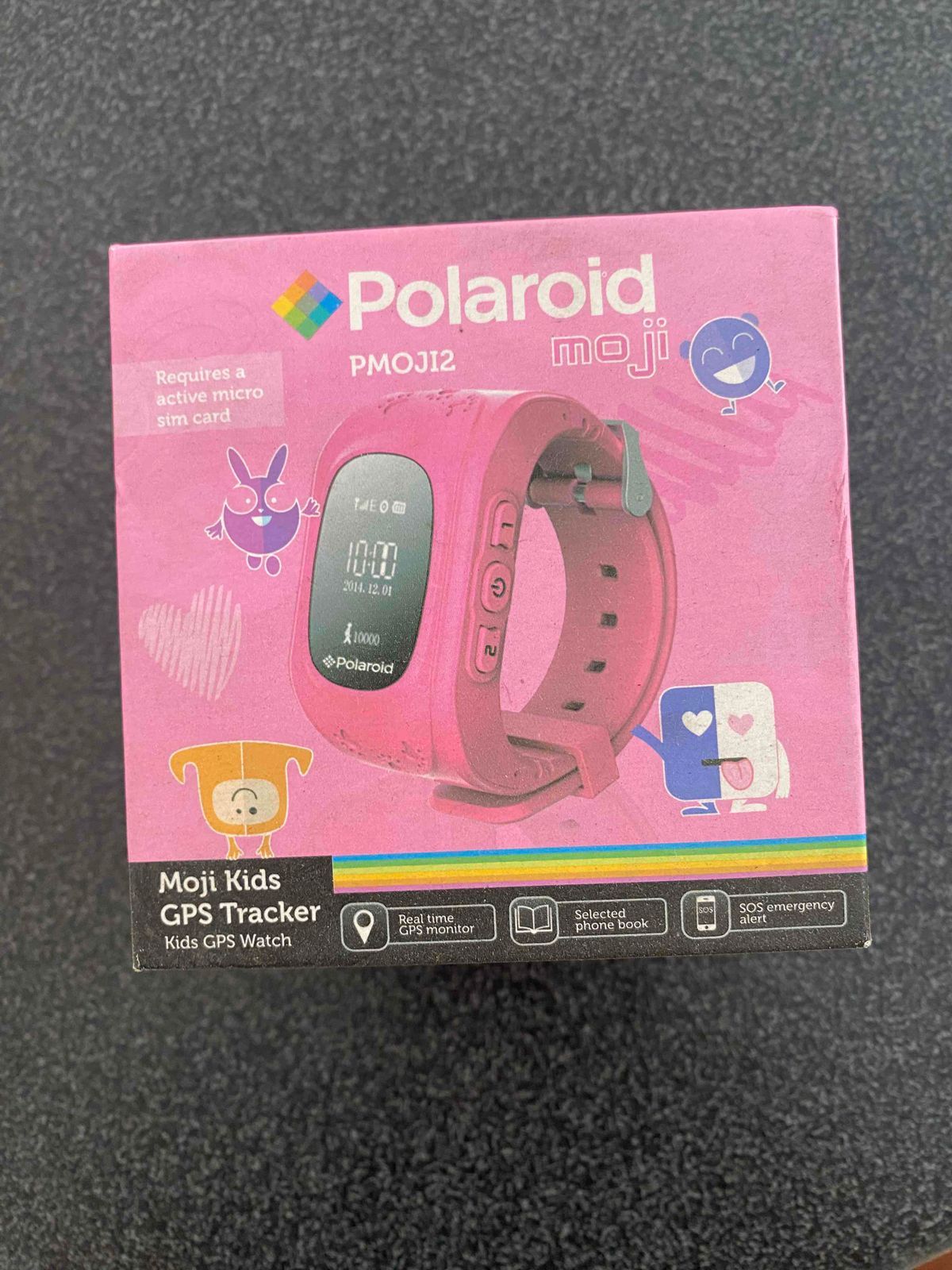 Polaroid moji kids on sale gps tracker watch