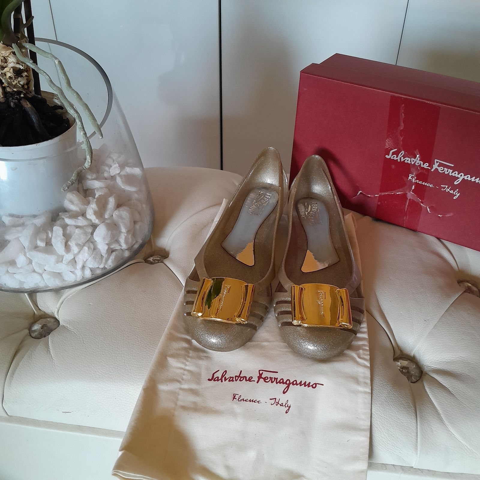 Salvatore fashion ferragamo jelly shoes price