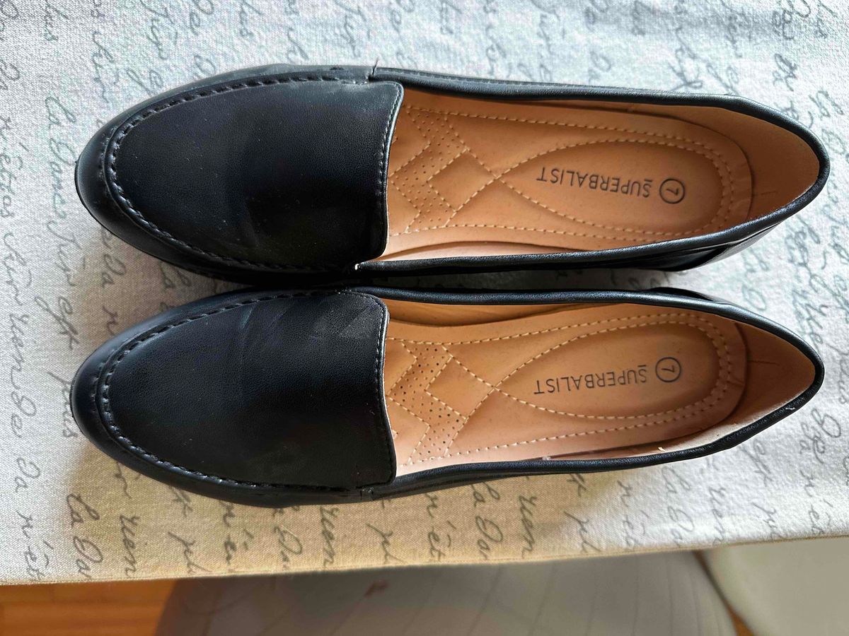 Women Black Loafers Yaga SA