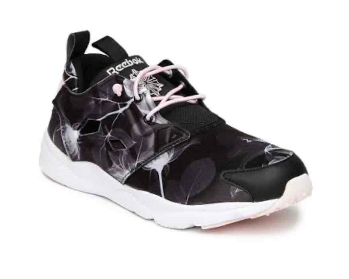 Women Women's Reebok 3D Ultralite Floral Blac YAGA