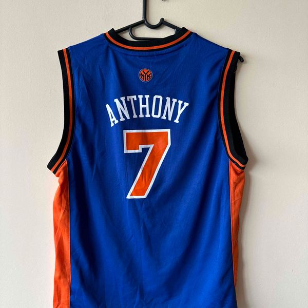 Adidas INT Swingman NBA New York Knicks Jersey ANTHONY #7 L71723 Royal Blue