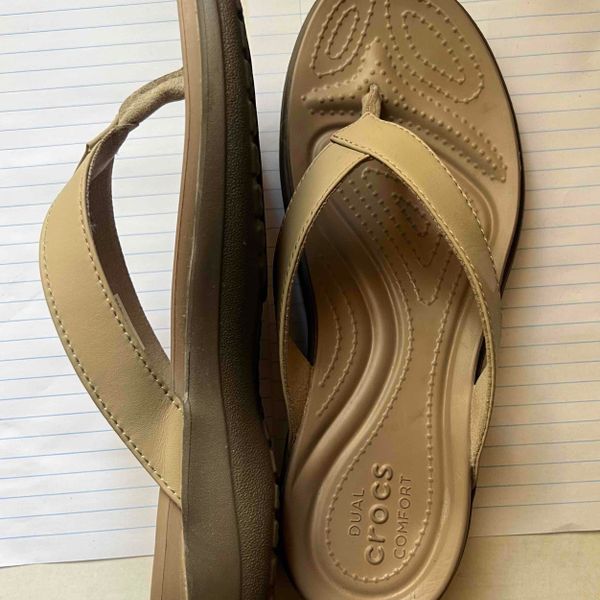 Dual crocs comfort sandals sales