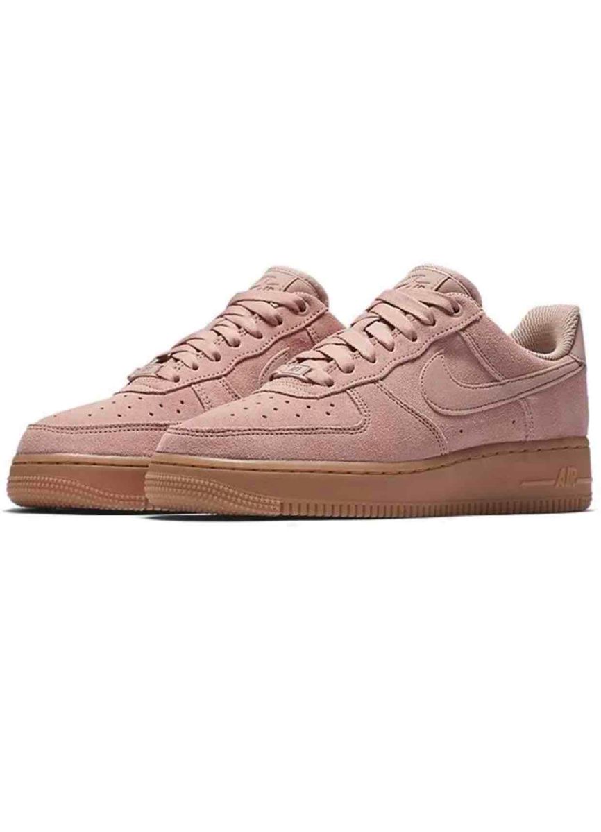 Air force 1 sales low pink suede