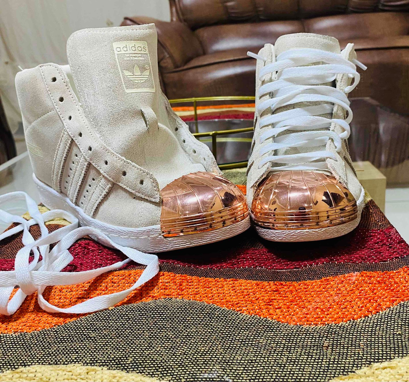 Adidas rose outlet gold toe