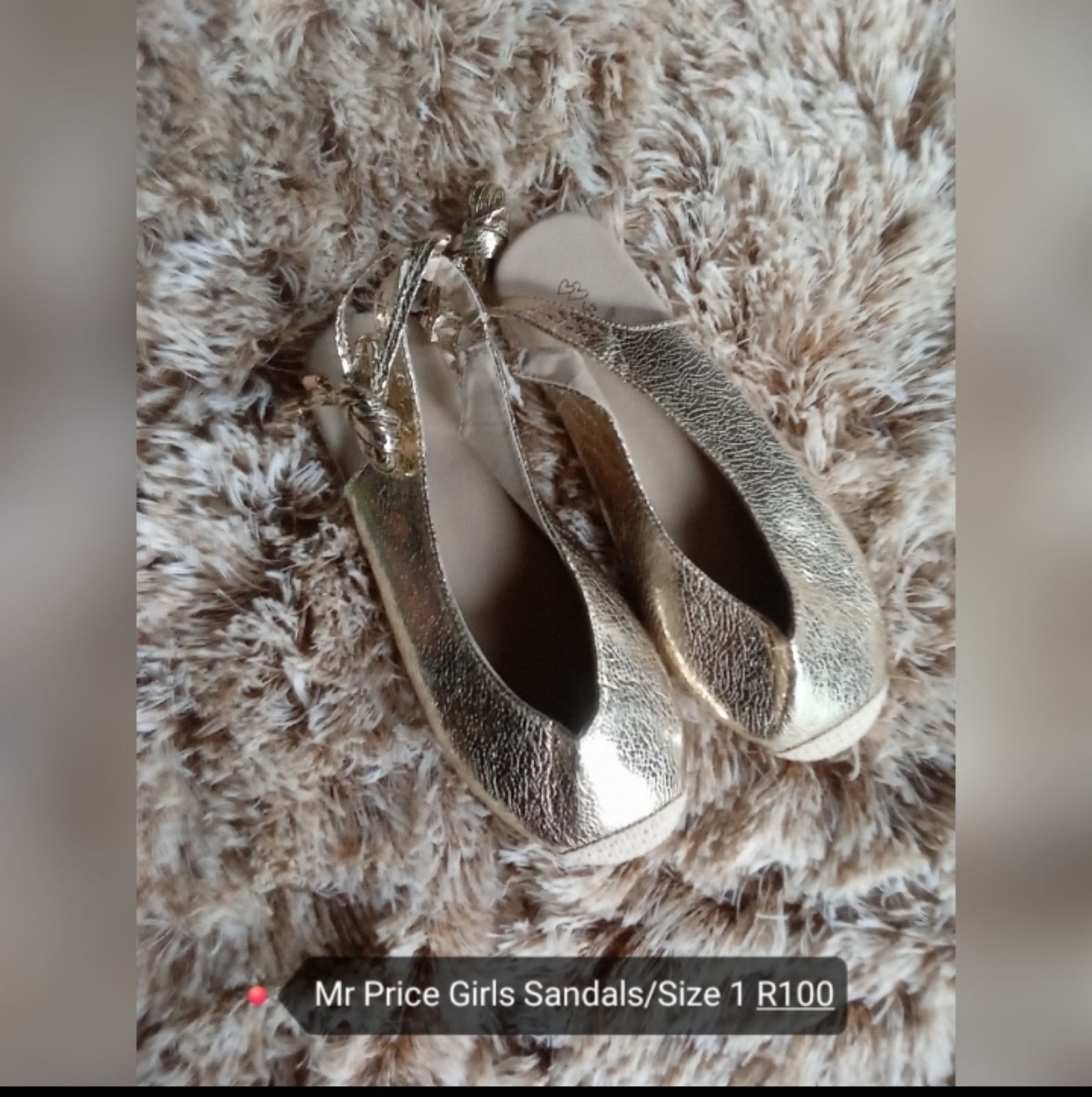 Kids Girls Sandals. Size 1 Yaga SA