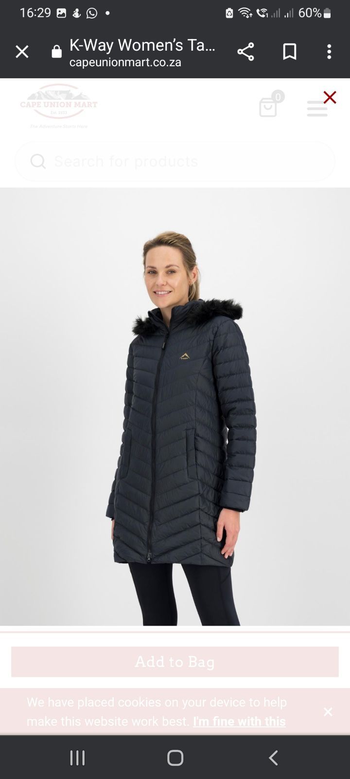 Cape union mart outlet women's jackets