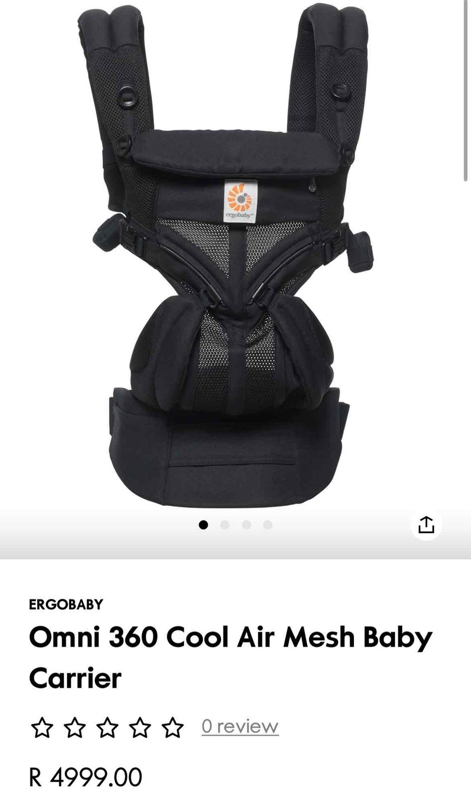 Kids ERGOBABY Omni 360 Cool Air Mesh Baby Ca YAGA