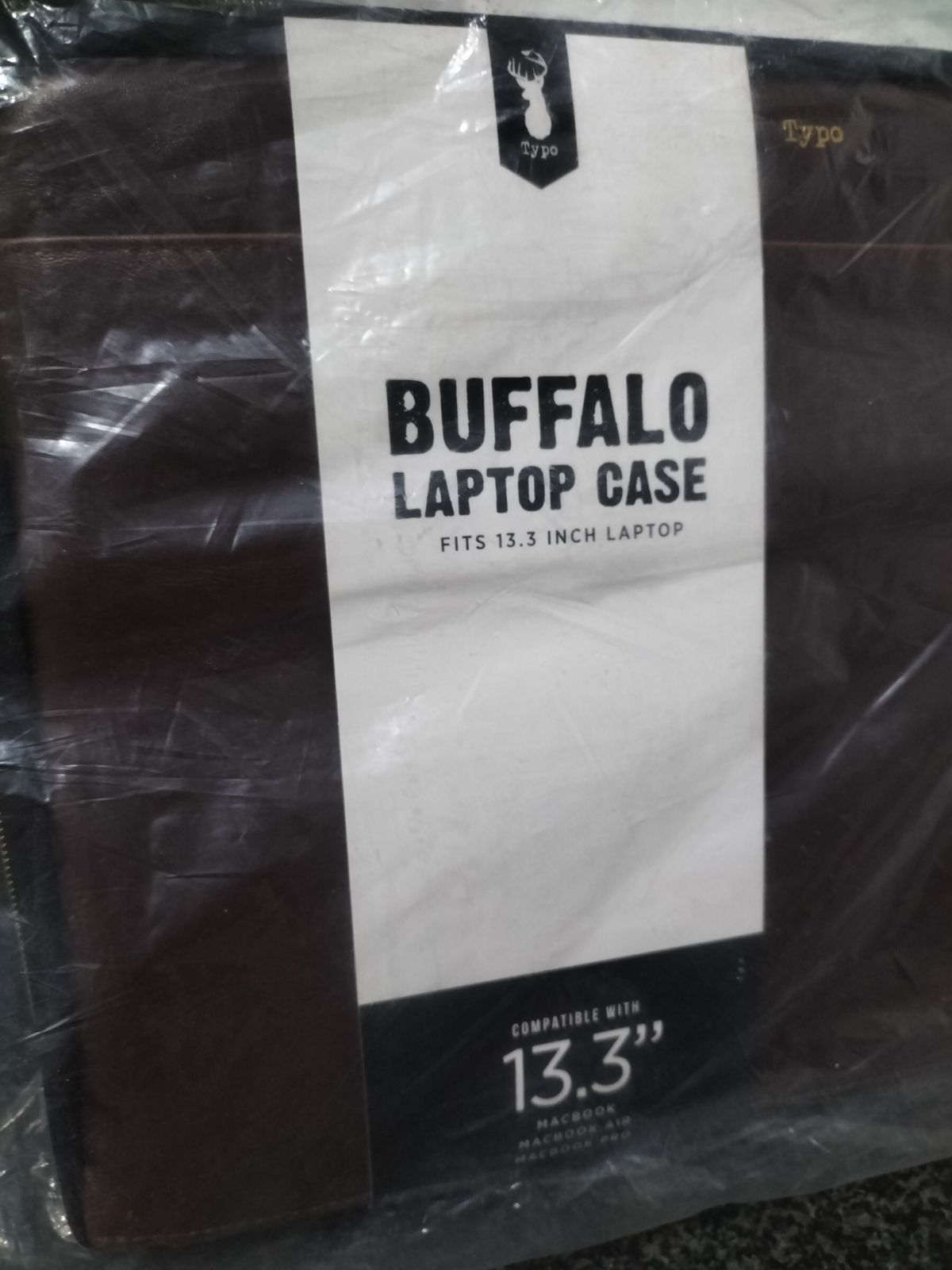 Typo buffalo shop laptop case