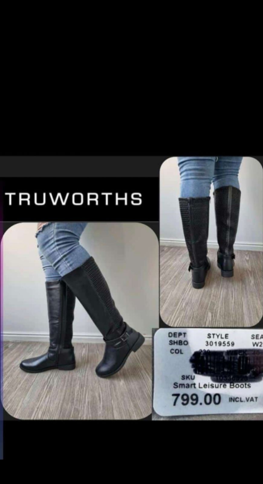 Truworths 2025 long boots