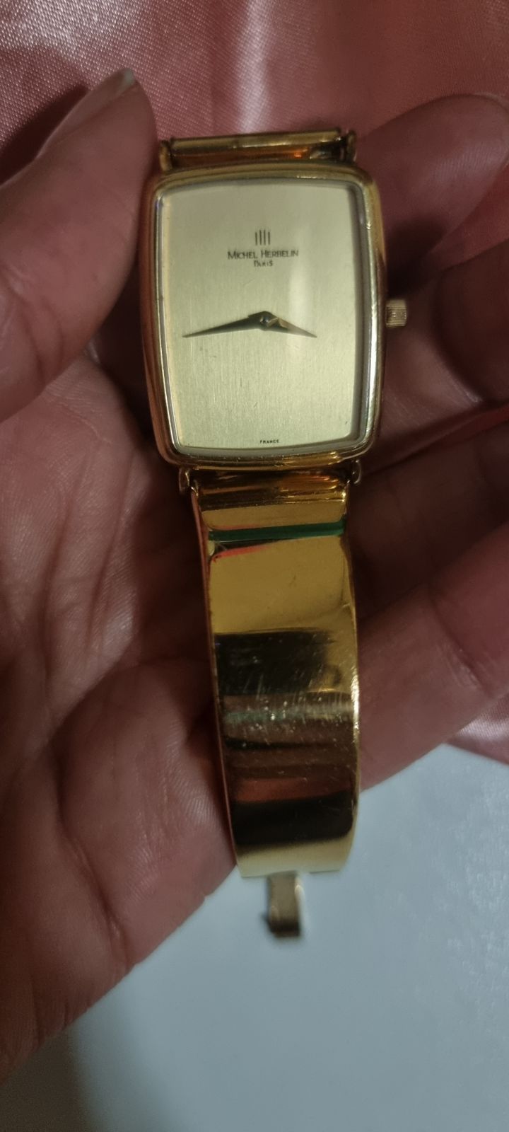 Michel herbelin gold outlet watch