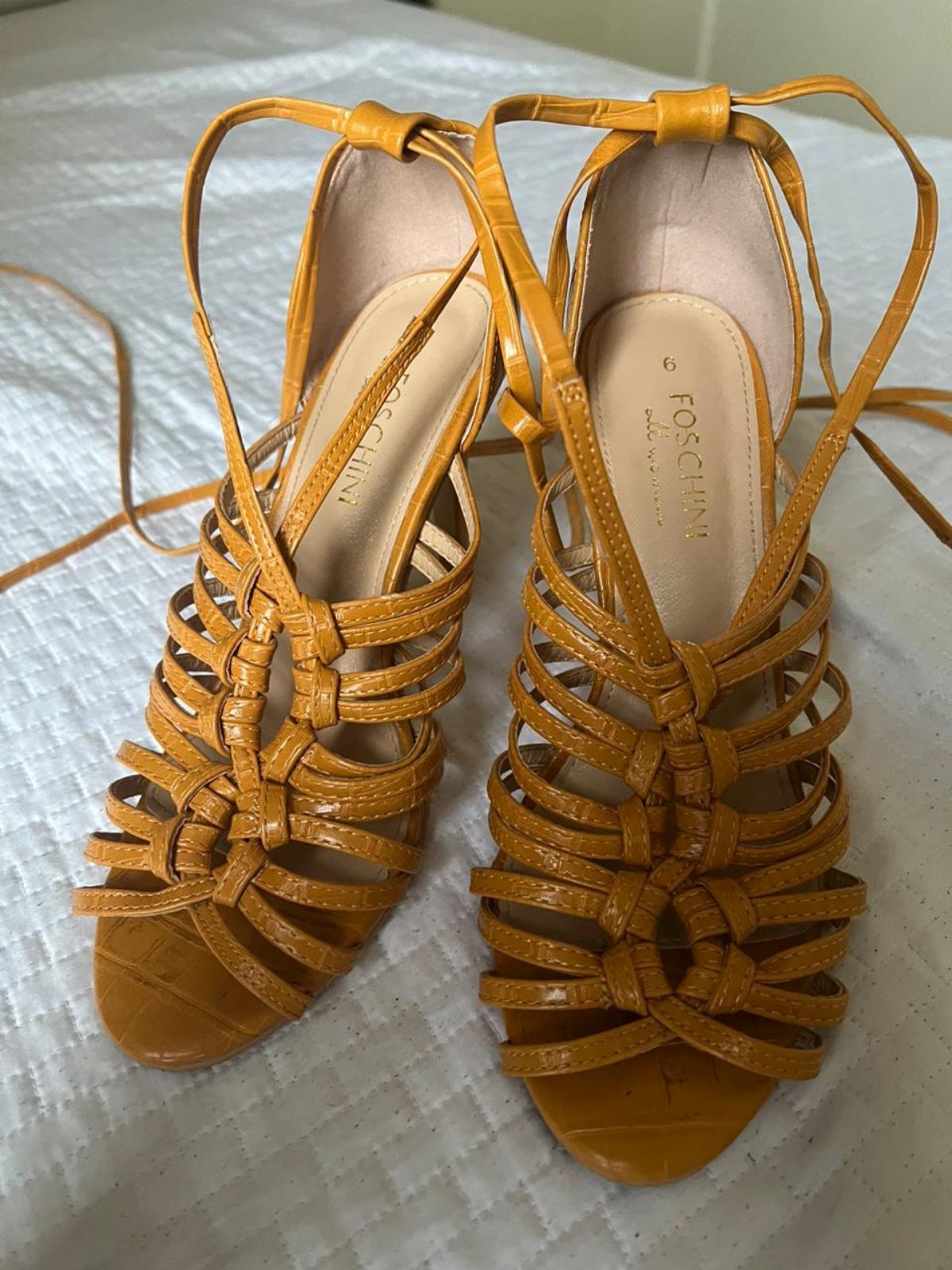 Yellow shoes clearance at foschini