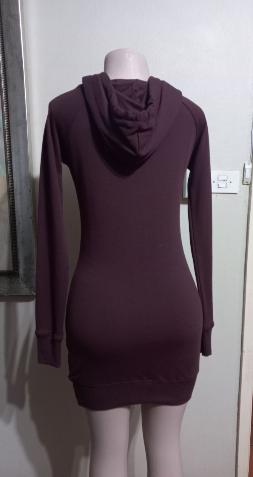Women | ACA JOE. Cotton Dress with Hoodie. Pouc | YAGA
