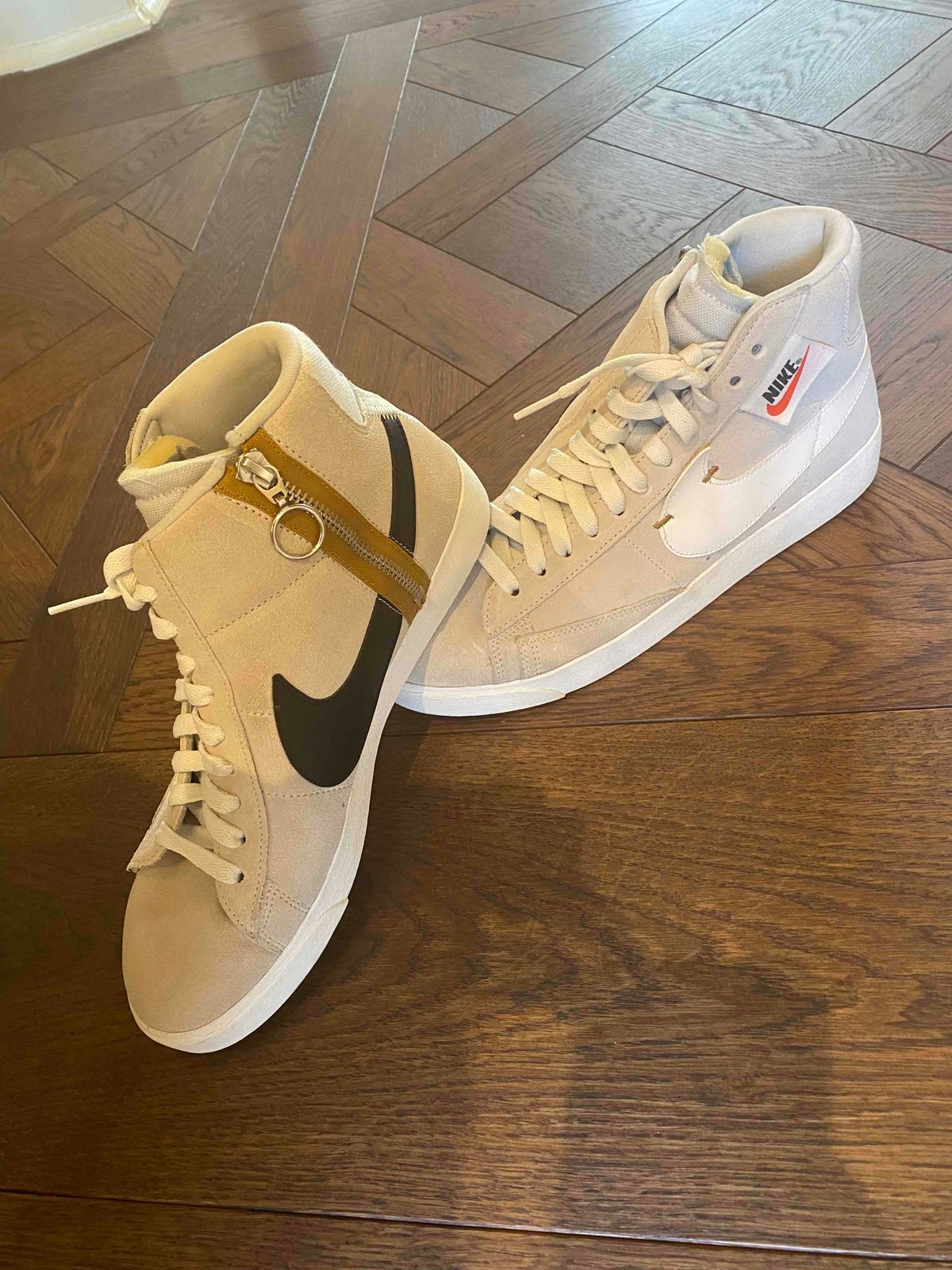 Nike women's blazer outlet mid rebel off white