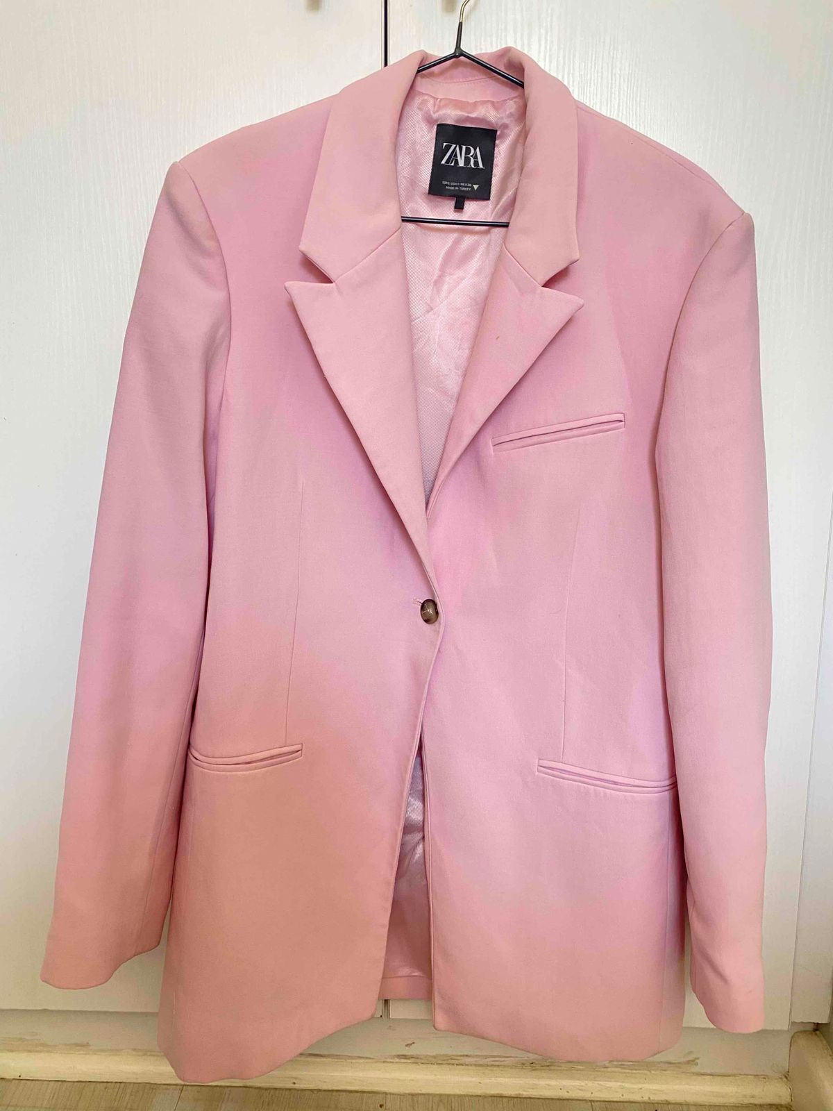 Pink blazer womens outlet zara