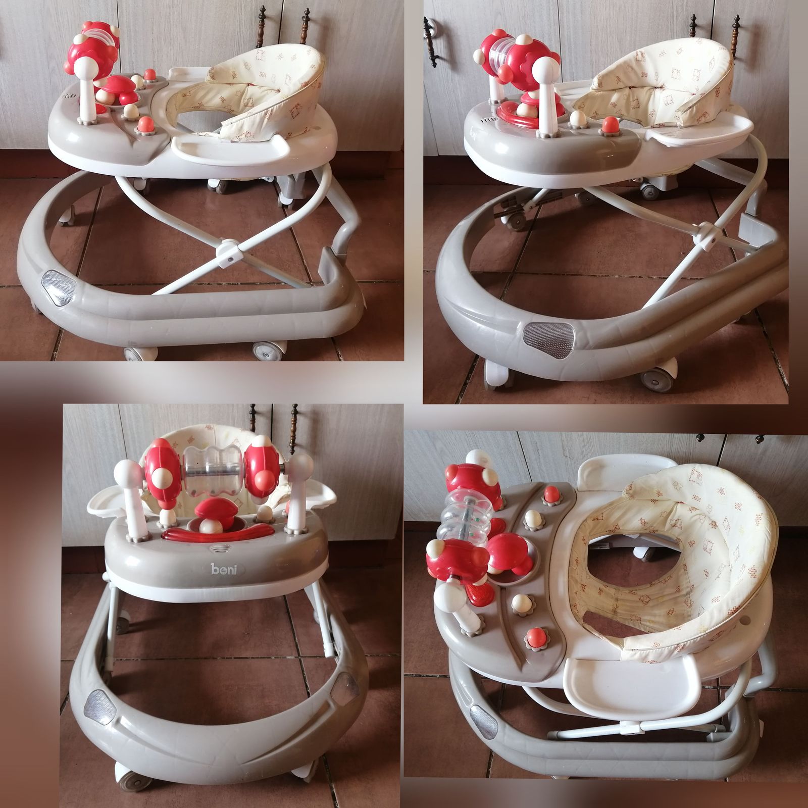 Plastic Teddy Baby Walker, 6 at Rs 750/piece in New Delhi | ID:  2850943268562