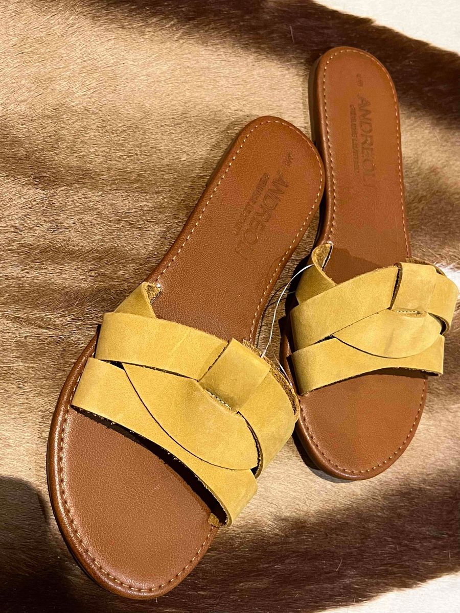 leather thong sandals Brown Andreoli, South Africa