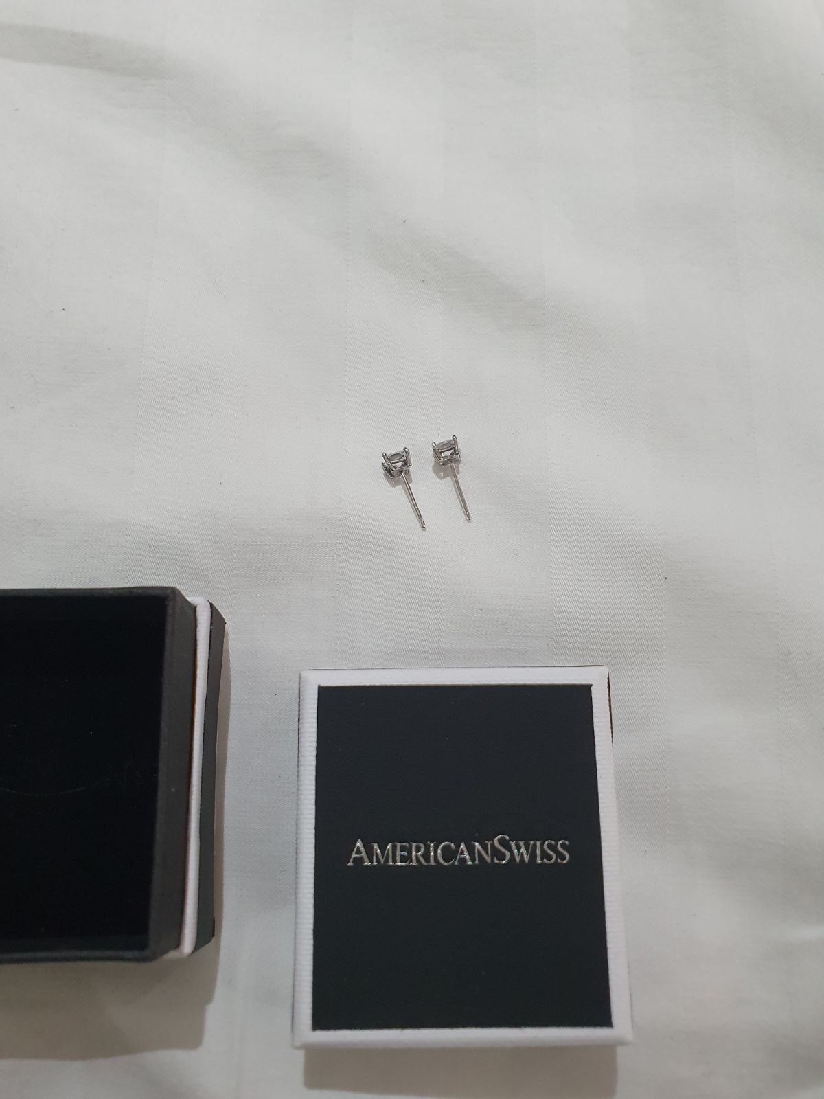 American swiss hot sale diamond earrings