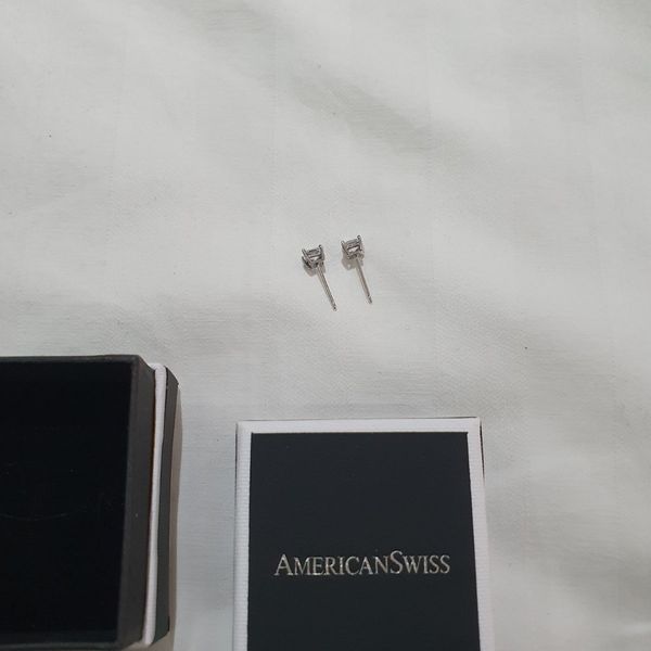 American swiss 2025 diamond earrings