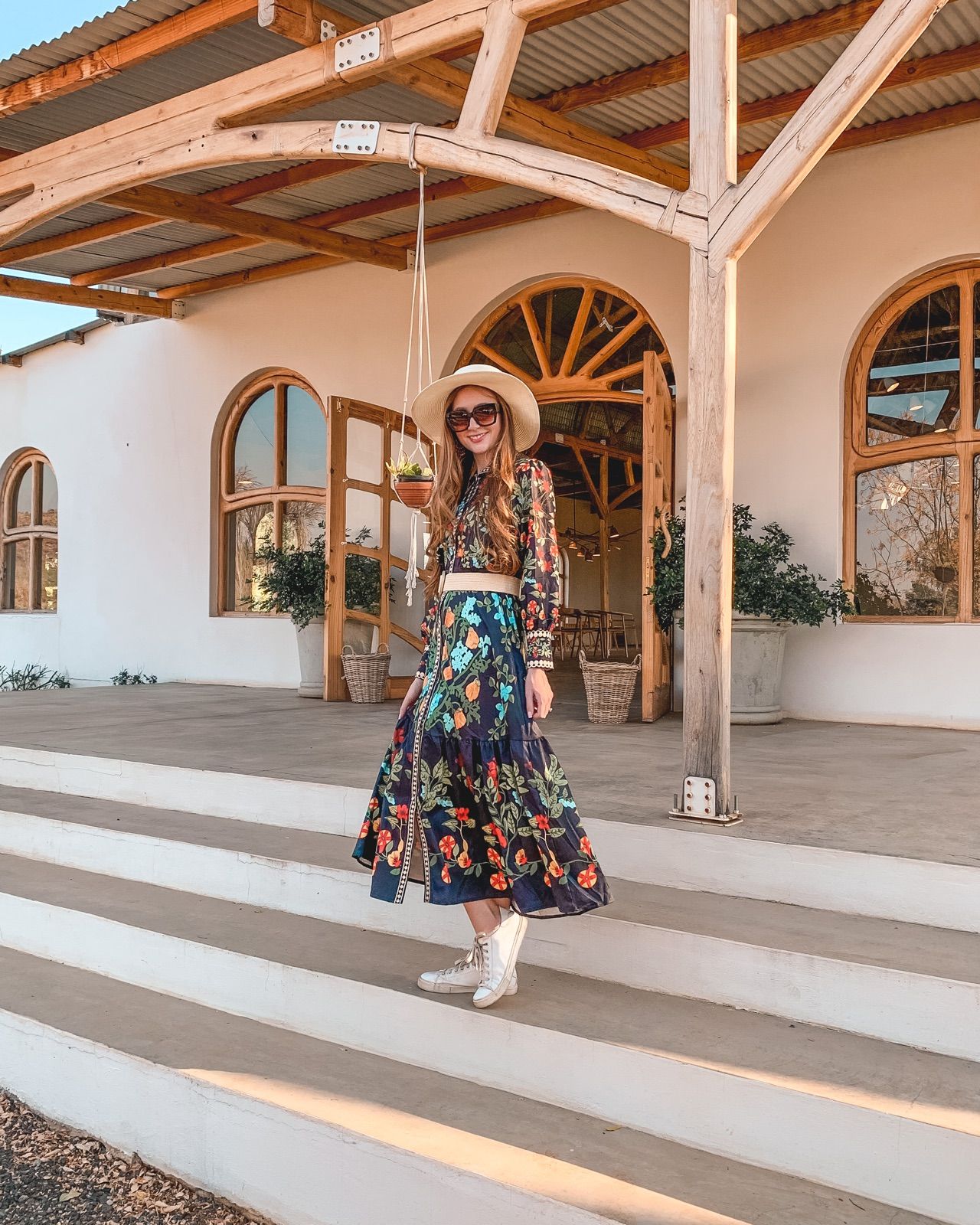 Women | TDW EMPORIUM floral print modest, long | YAGA