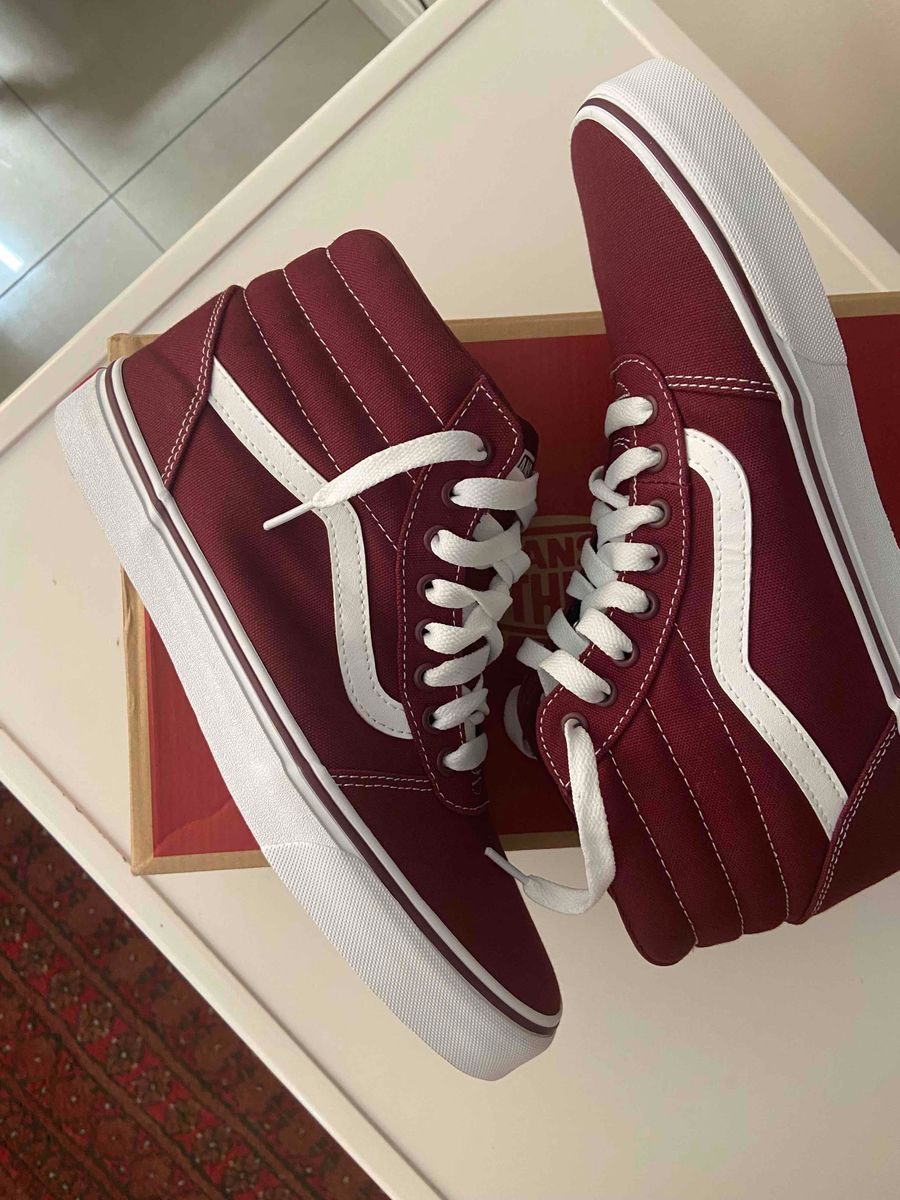 Women Vans Maroon high top sneakers BRAND NE Yaga SA