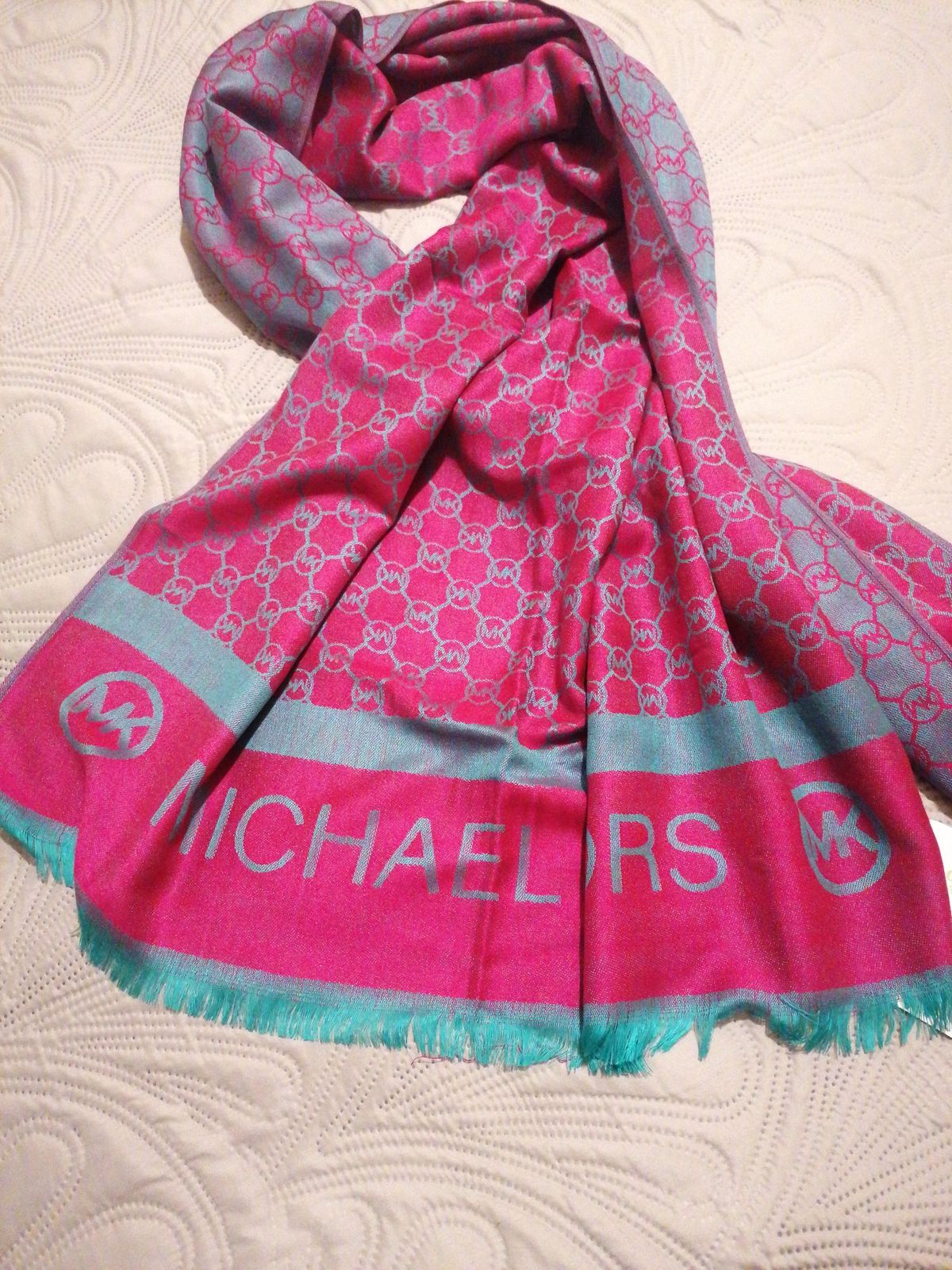 Michael kors cheap scarf pink