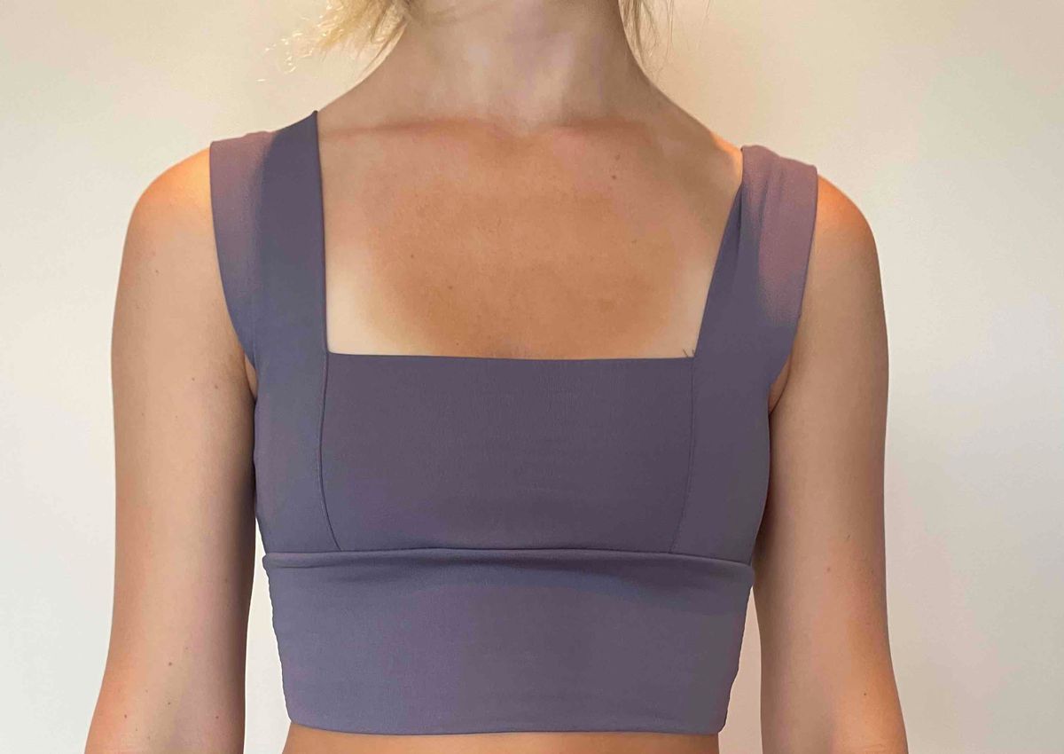 Dark Purple Sport Bra