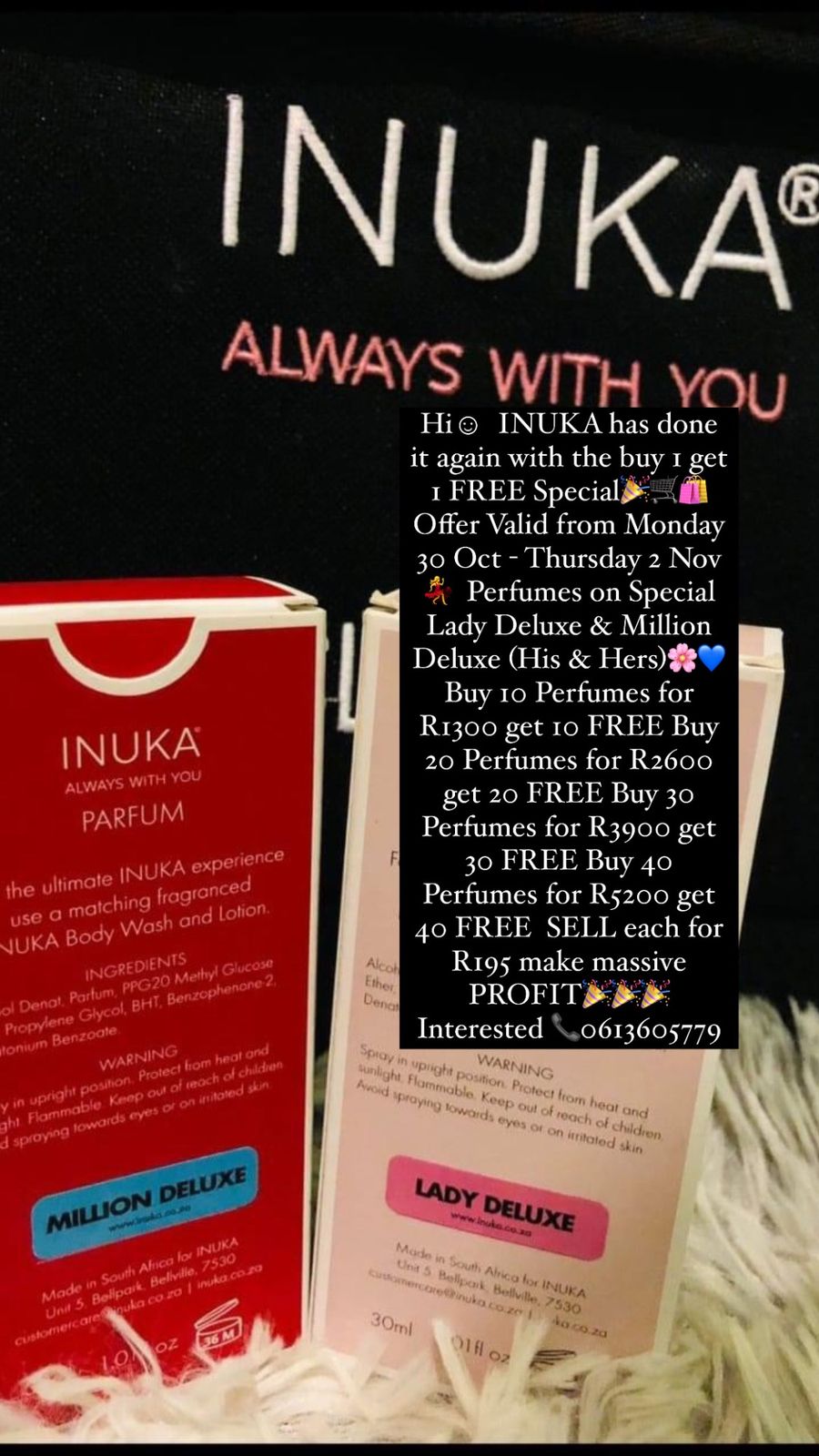 Inuka ladies online perfumes