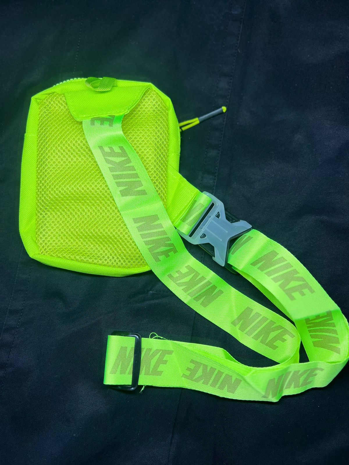 neon green nike lanyard