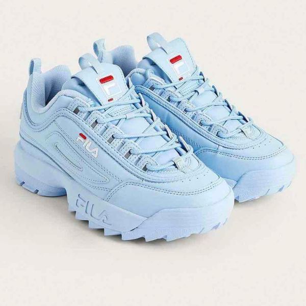 All blue filas best sale