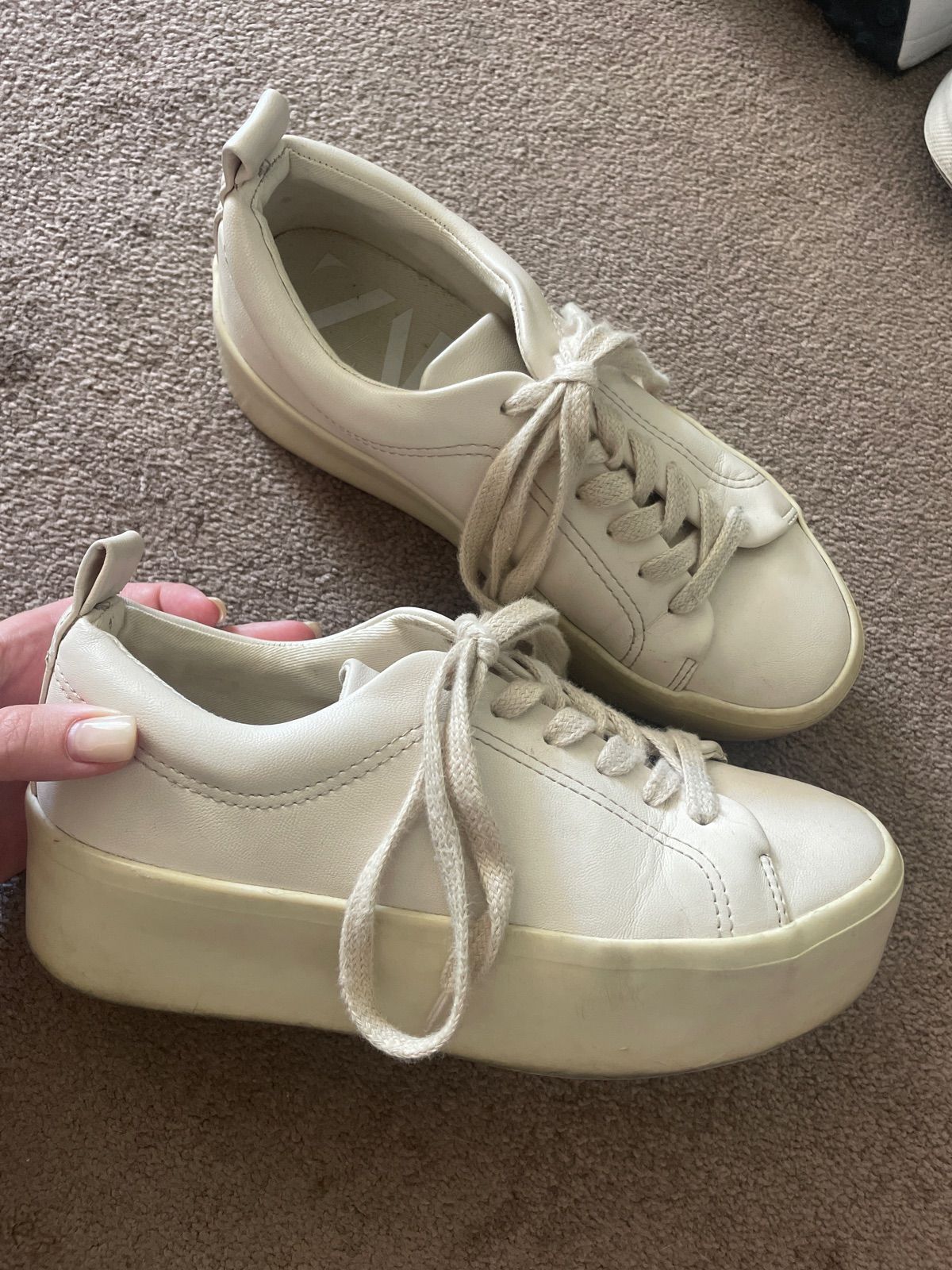 Zara Beige Platform Sneakers Zara Trainers Platform Online